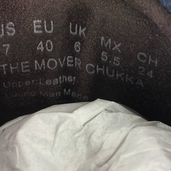 KENNETH Cole Navy The Mover Chukka Boots